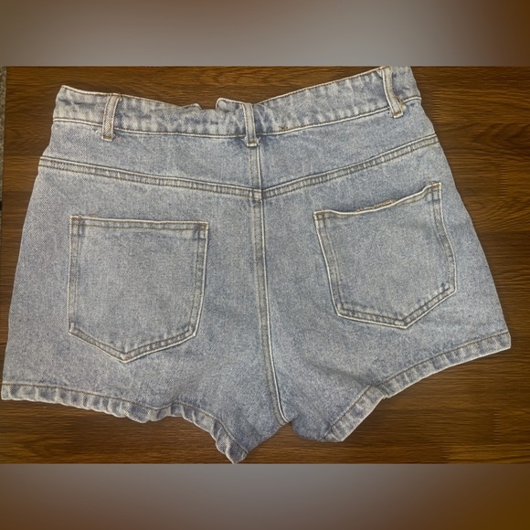Kittenish Light Blue Jean Shorts - Picture 2 of 4